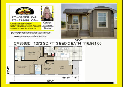 Manufactured Home Pricing and Layout Nevada