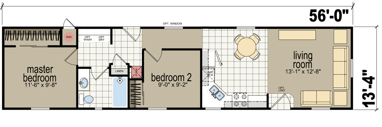 Floor Plan Model CM 2562L