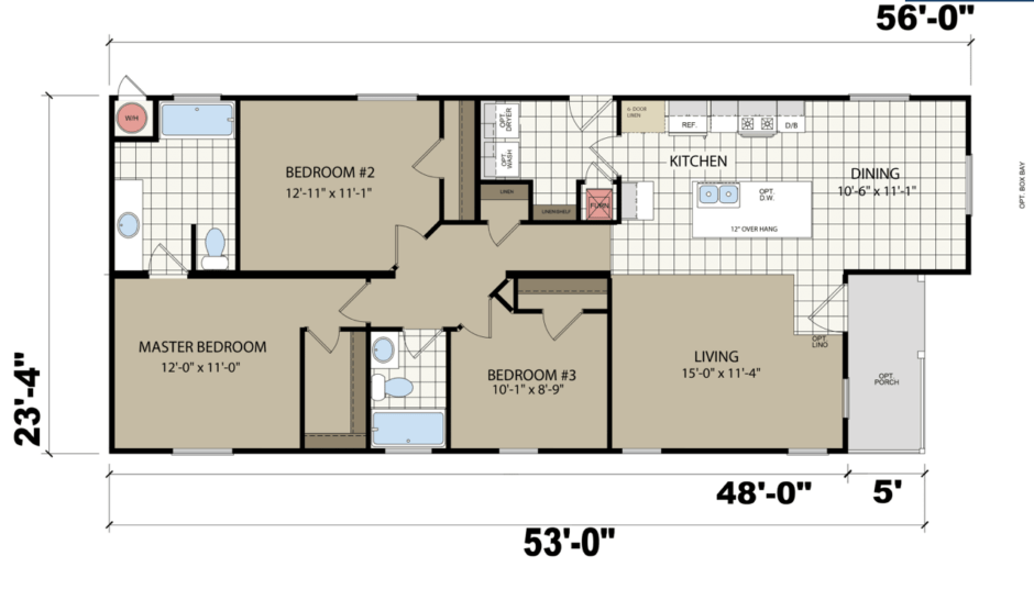 Floor Plan Model CM 3563D